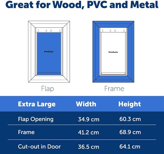 PetSafe Extreme Weather Aluminum XL Dog Door - Image 6