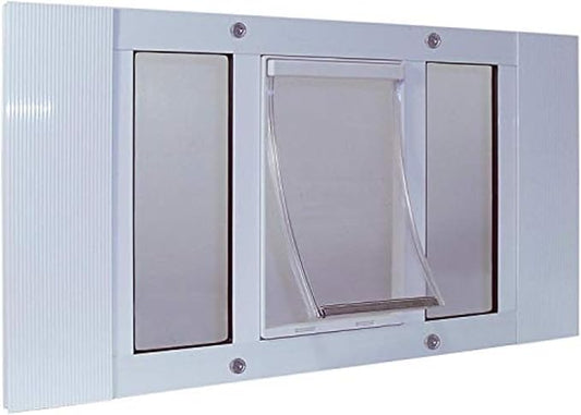 Ideal Pet Products Aluminum Sash Window Pet Door, Adjustable to Fit Window by IdealPetProducts