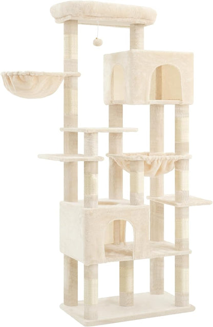 Heybly Cat Tree, 76-Inch Tall Heavy Duty Cat Tower - Image 4