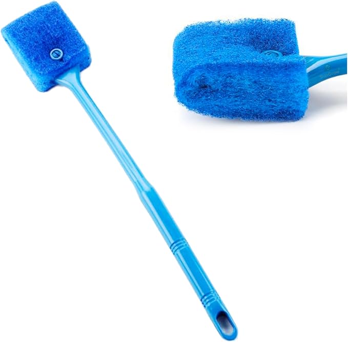 SunGrow Aquarium, Crested Gecko, Hermit Crab Sponge Scraper Cleaner, 16” x 2” by SunGrow