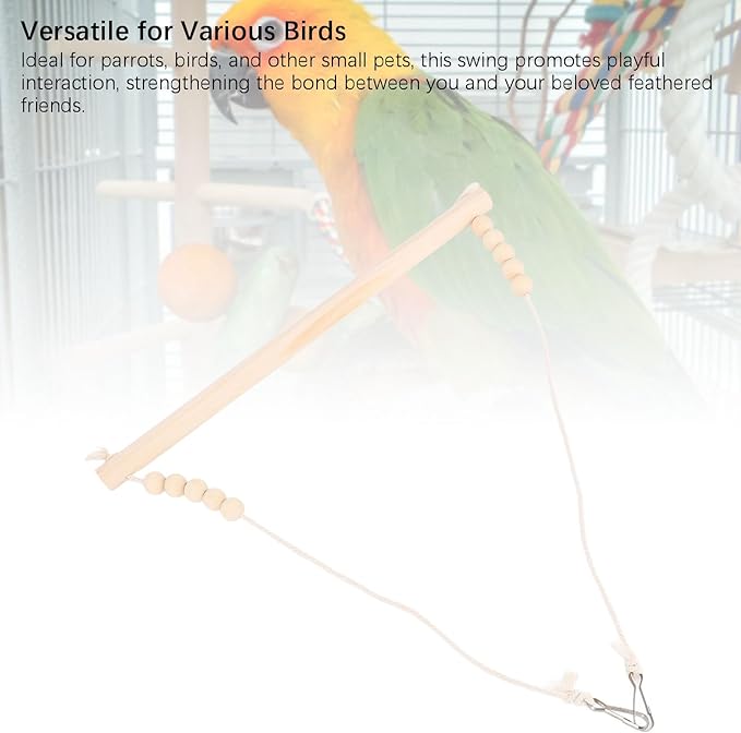 2PCS Triangle Bird Swing Toys Hummingbird Swings and perches Easy to Install - Image 4