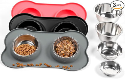 Conlun Stainless Steel Dog Bowls by Conlun