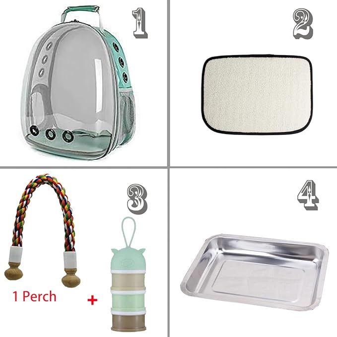 Bird Traval Carrier Cage, Vet Transport School Bag - Image 3