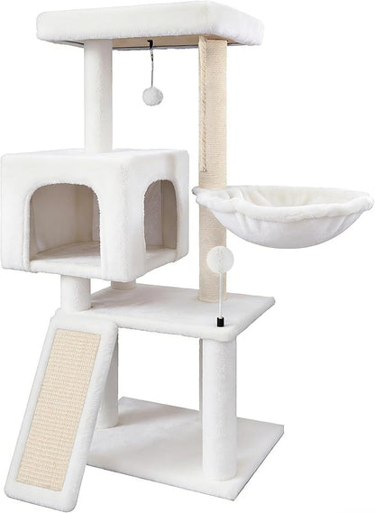 Cat Tree with Cat Condo and Hammock, Cat Tree with Scratching Posts and by Tuaoeef