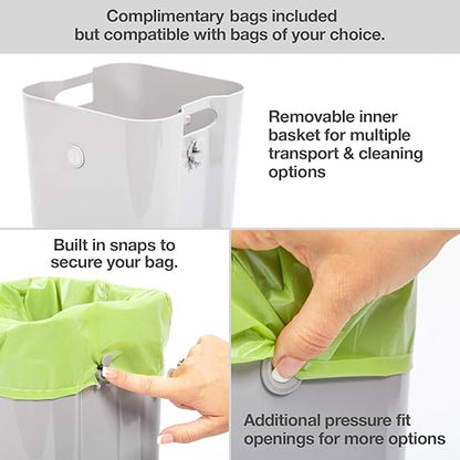 PetFusion Portable Cat Litter Disposal; Innovative Dog Poop Trash Can - Image 5