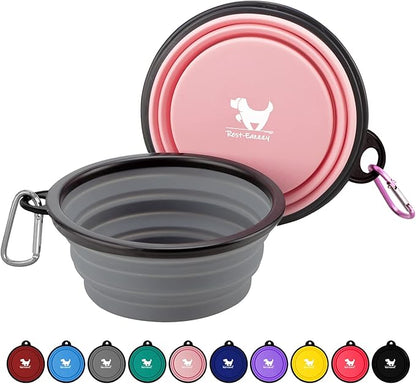 Collapsible Dog Bowls for Travel, BPA Free) by Rest-Eazzzy
