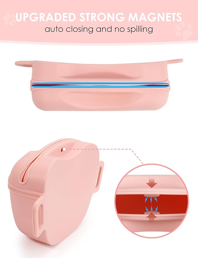 heouvo Dog Treat Pouch with Training Clicker, Upgrade Stronger Magnetic Closure - Image 4