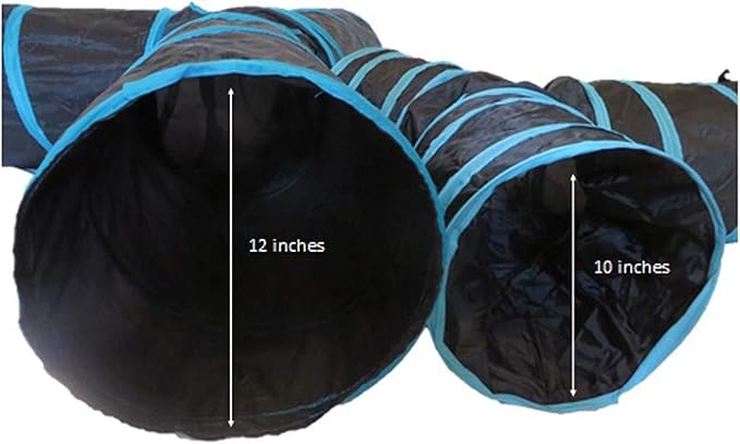 Feline Ruff Premium 3 Way Cat Tunnel. Extra Large 12 Inch Diameter and Extra - Image 3
