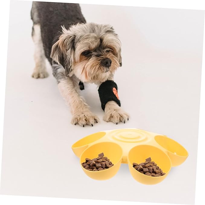 Mipcase Multipurpose Pet Feeding Bowl Plastic Multiple Compartment Feeder - Image 9