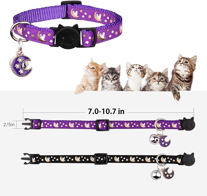 Baeuppit 2Pcs Breakaway Cats Collars Cat Collars - Image 5
