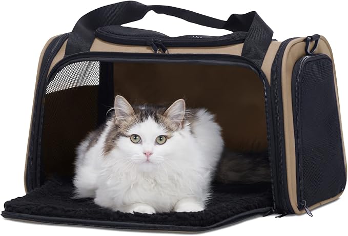 PETSFIT Pet Carrier for Cat, Small Dogs, Dog Carrier Airline Approved, TSA - Image 9