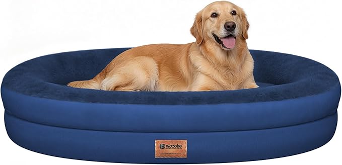 Orthopedic Dog Bed for Large Dogs, Waterproof Dog Bed for Large Size Dogs by Wozoke