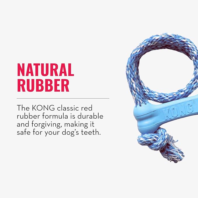 KONG Puppy Goodie Bone with Rope - Image 6