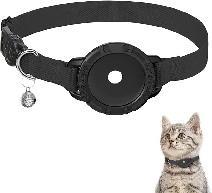 AirTag Cat Collars, Stretchy Collar by Sucegi
