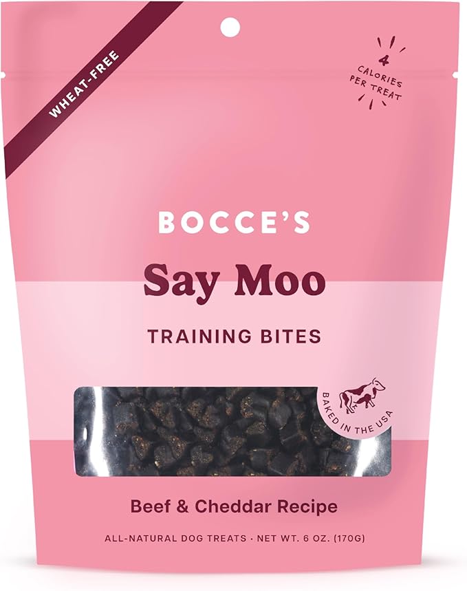 Bocce's Bakery Say Moo Beef & Cheddar Training Treats by BoccesBakery
