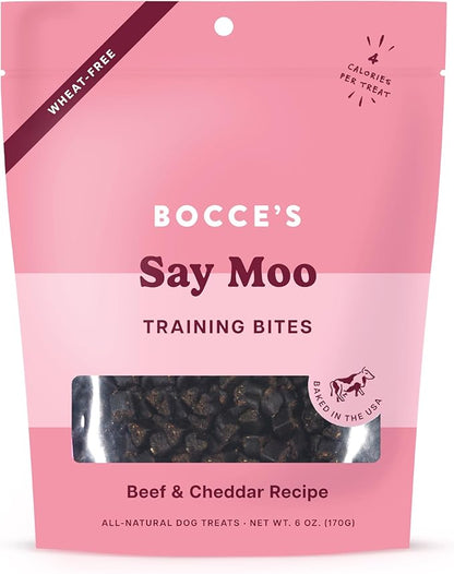 Bocce's Bakery Say Moo Beef & Cheddar Training Treats by BoccesBakery