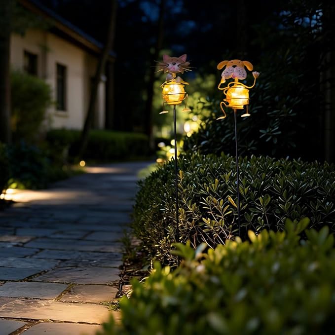 Solar Garden Lights, Decorative Statues Figurine Lights - Image 6
