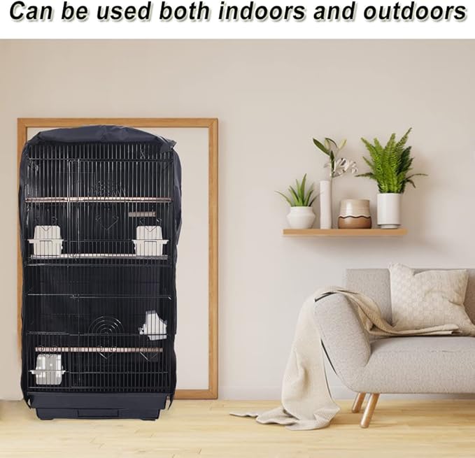 Bird Cage Cover Good Night Birdcage Cover Universal Blackout Bird Parrot Cage - Image 7