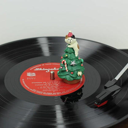 Refintural 3.3 Inch Resin Christmas Cat Tree - Image 6