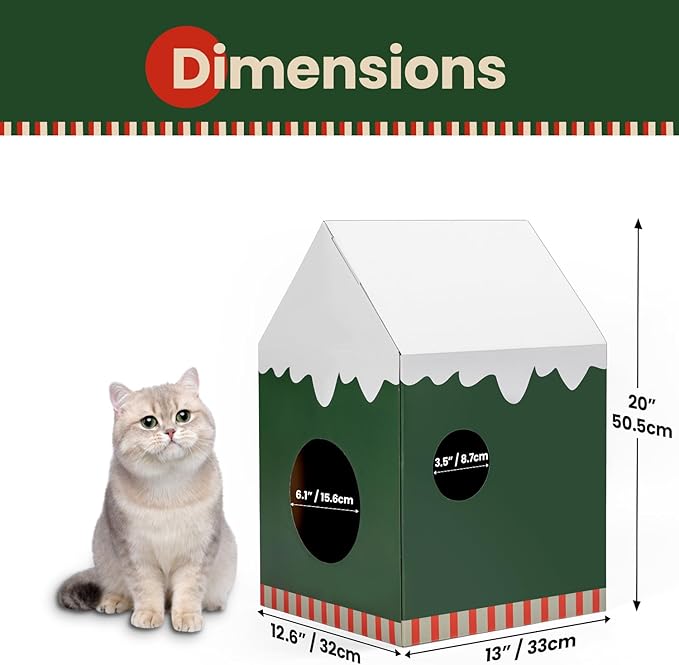 Conlun Cardboard Cat House - Image 5