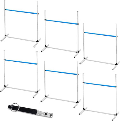 Halloscume 6 Pcs Dog Agility Training Equipments Dog Agility Jumps Hurdles - Image 8
