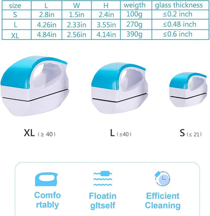 Magnetic Aquarium Fish Tank Glass Algae scrapers Glass Cleaner Scrubber Clean - Image 8