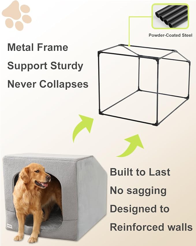 Hovicaed Indoor Dog House for Extra Large Medium Small Sized Dogs - Image 4