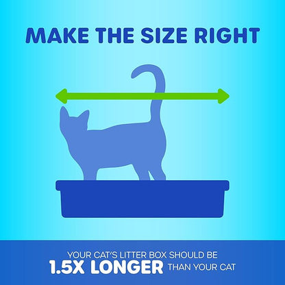 Petmate Basic Open Cat Litter Pan, Made in USA, 14.5" x 10.5" x 3.5", Small - Image 9