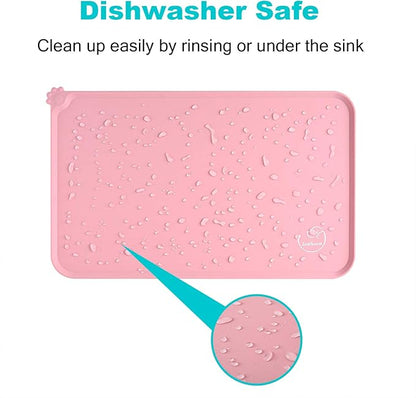Silicone Waterproof Dog Cat Pet Feeding Mats, Non Slip, Easy Clean Pet Dog Cat - Image 6