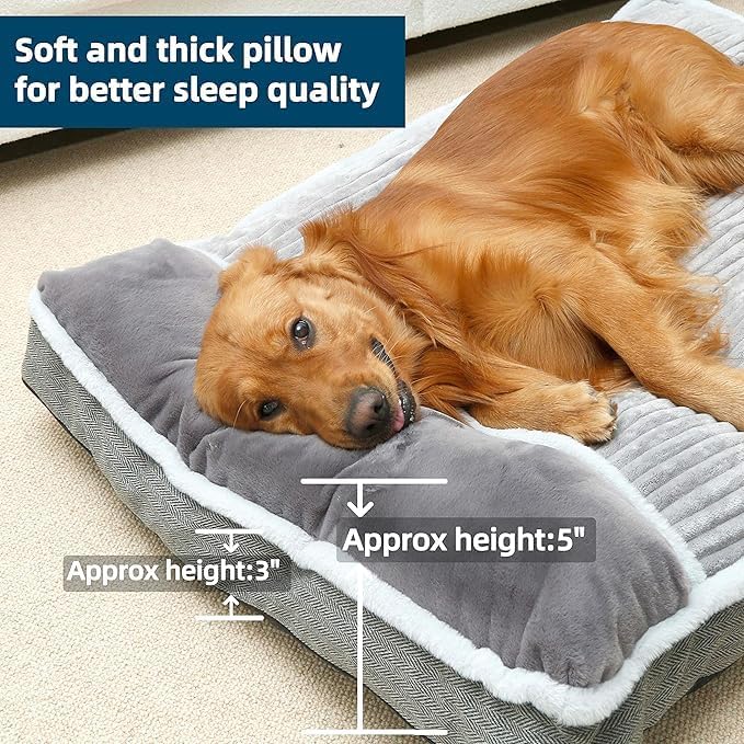 Dog Bed for Large Dogs, Dog Mattress - Image 4
