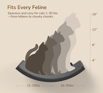 Wall Mounted Curved Cat Hammock - Image 6
