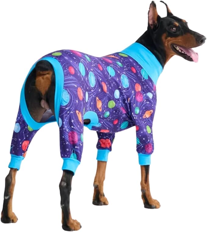 Spark Paws Dog Pajama, Dog Recovery Suit Male, Ultra-Soft and 4-Way Stretch by SparkPaws