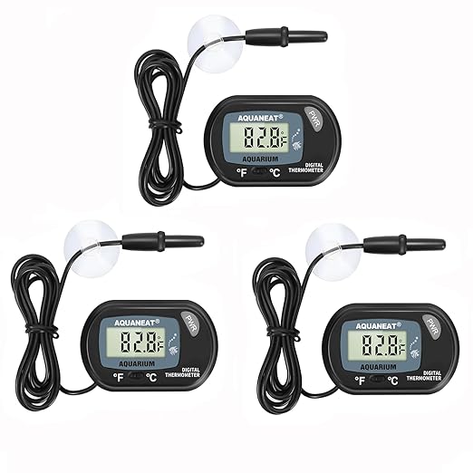 AQUANEAT Aquarium Thermometer, Fish Tank Thermometer, Digital Temperature Test by Aquaneat