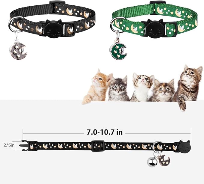 Baeuppit 2Pcs Breakaway Cats Collars Cat Collars - Image 4
