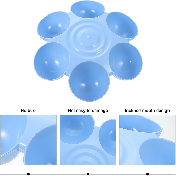 DOITOOL Multipurpose Flower-Shaped Pet Feeding Bowl, Suitable - Image 9