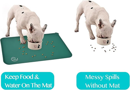 Silicone Waterproof Dog Cat Pet Feeding Mats, Non Slip, Easy Clean Pet Dog Cat - Image 7