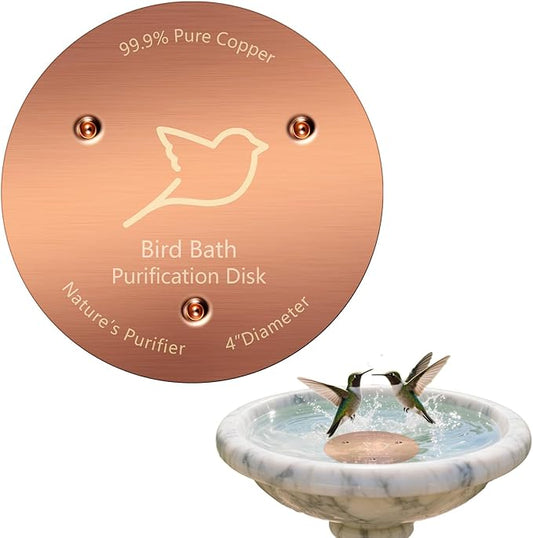 1PC Bird Bath Copper Disk, Reinforced 99.99% Pure Copper Disc by Unknown