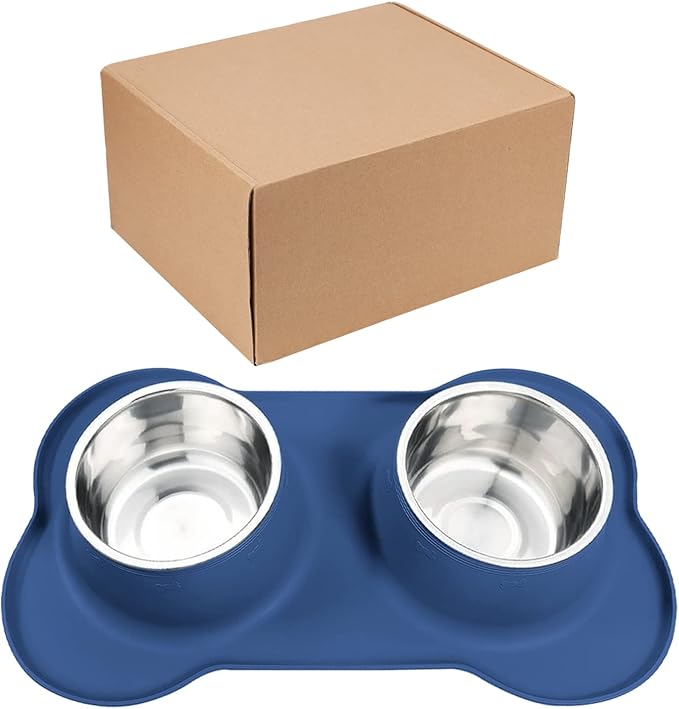AsFrost Dog Food Bowls Stainless Steel Dog Food & Water Bowl Set - Image 7