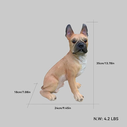 French Bulldog Dog Garden Statue - Image 4