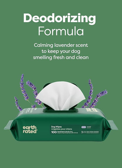 Earth Rated Dog Wipes, Hypoallergenic, 3-in-1 Cleaning and Hydrating, - Image 6