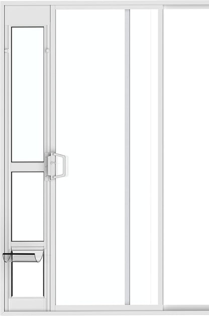 Hakuna Pets White Glass Patio Pet Door by HakunaPets