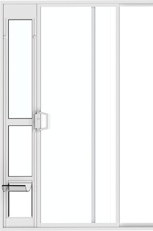 Hakuna Pets White Glass Patio Pet Door by HakunaPets