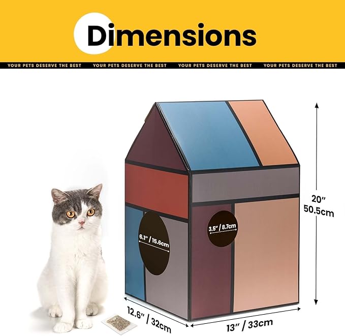 Conlun Cardboard Cat House - Image 5