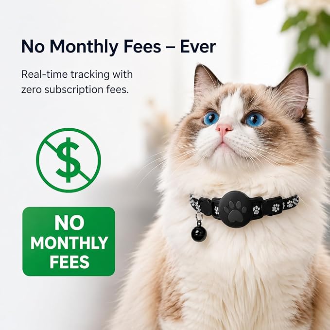 Pet Tracker, GPS Collar for Cats, Smart tag, Waterproof Compatible - Image 5