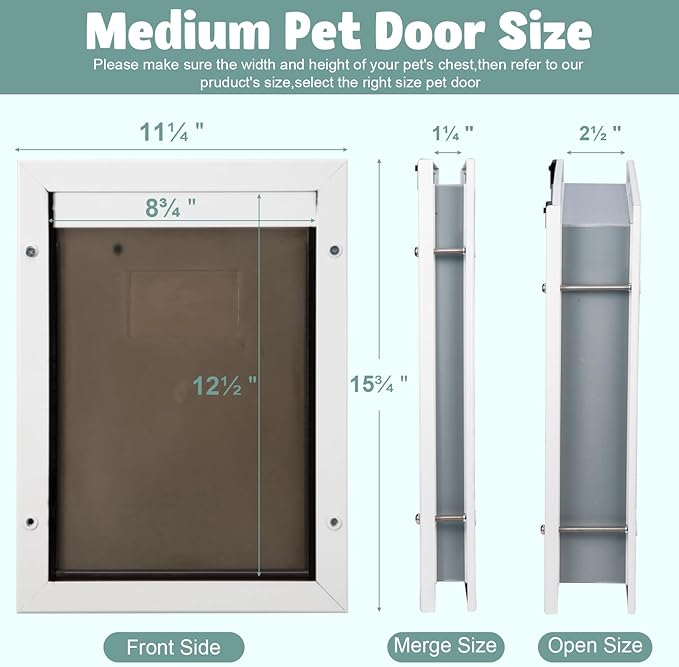 Durable Aluminum Doggy Door - Image 2