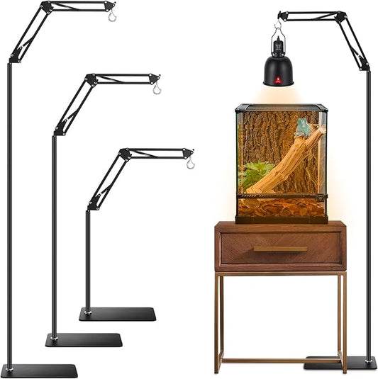 Reptile Lamp Stand Reptile Light Stand by DXOVEEN