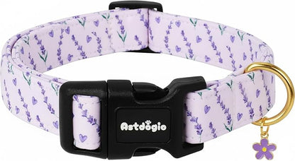 Dog Collar for Large Dogs, Spring Purple Dog Collars by Unknown
