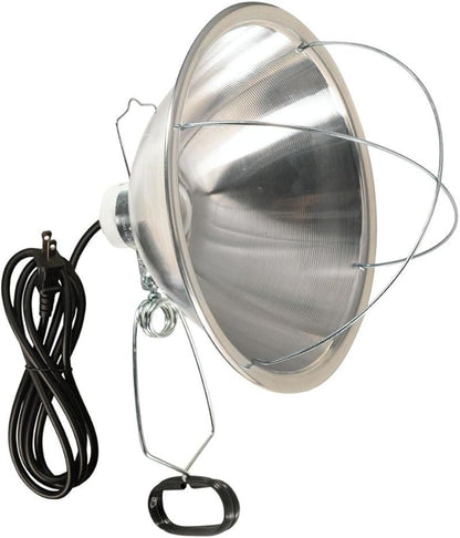 Woods Clamp Lamp with 10 Inch Reflector and Bulb Guard by Woods