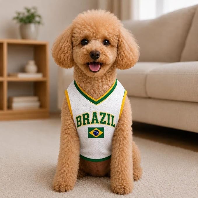 V-DECORPARKS Personalized Pet Soccer Jersey Custom Name Number Dog Cat Football - Image 4