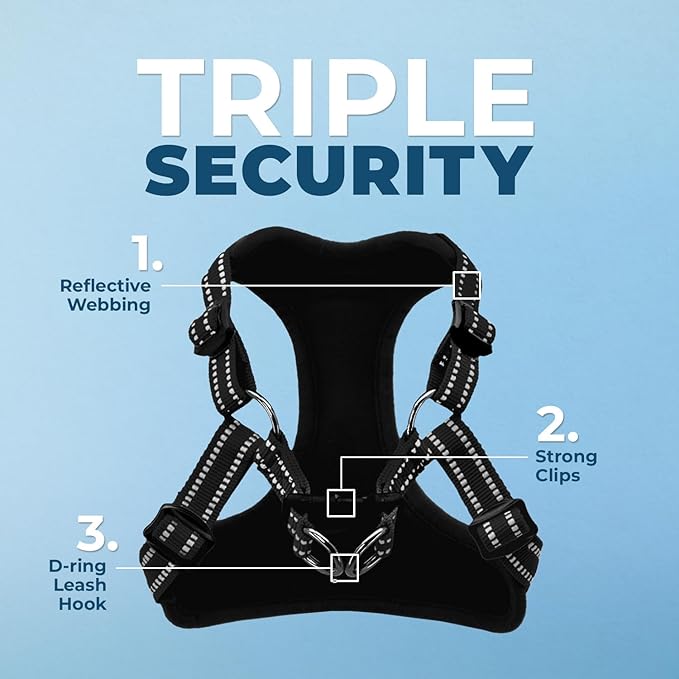 Best Pet Supplies Voyager Adjustable Step-in Flex Breathable Mesh Dog Harness - Image 3